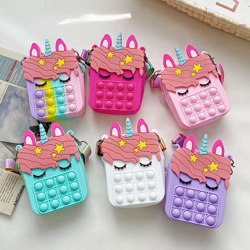 tas pop it mini tas selempang anak