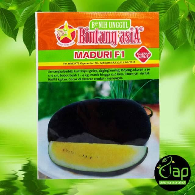 BIBIT BENIH SEMANGKA MADURI FI 20GRAM