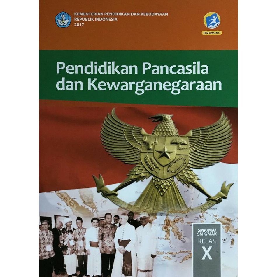 Buku Sekolah - Buku Pkn Kelas X Sma Diknas Revisi 2017