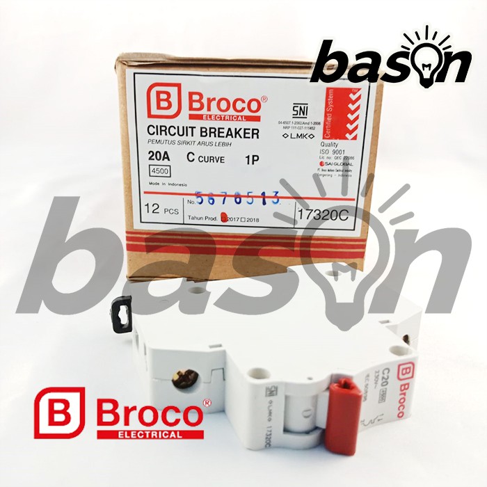 BROCO MCB 20A - 1P 17320C