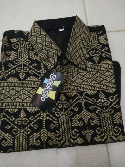 Bswart Batik Hrb026 Kenongo Hem Pendek Padi Pekalongan M L Xl Batik Pria Murah Modern Grosir Batik
