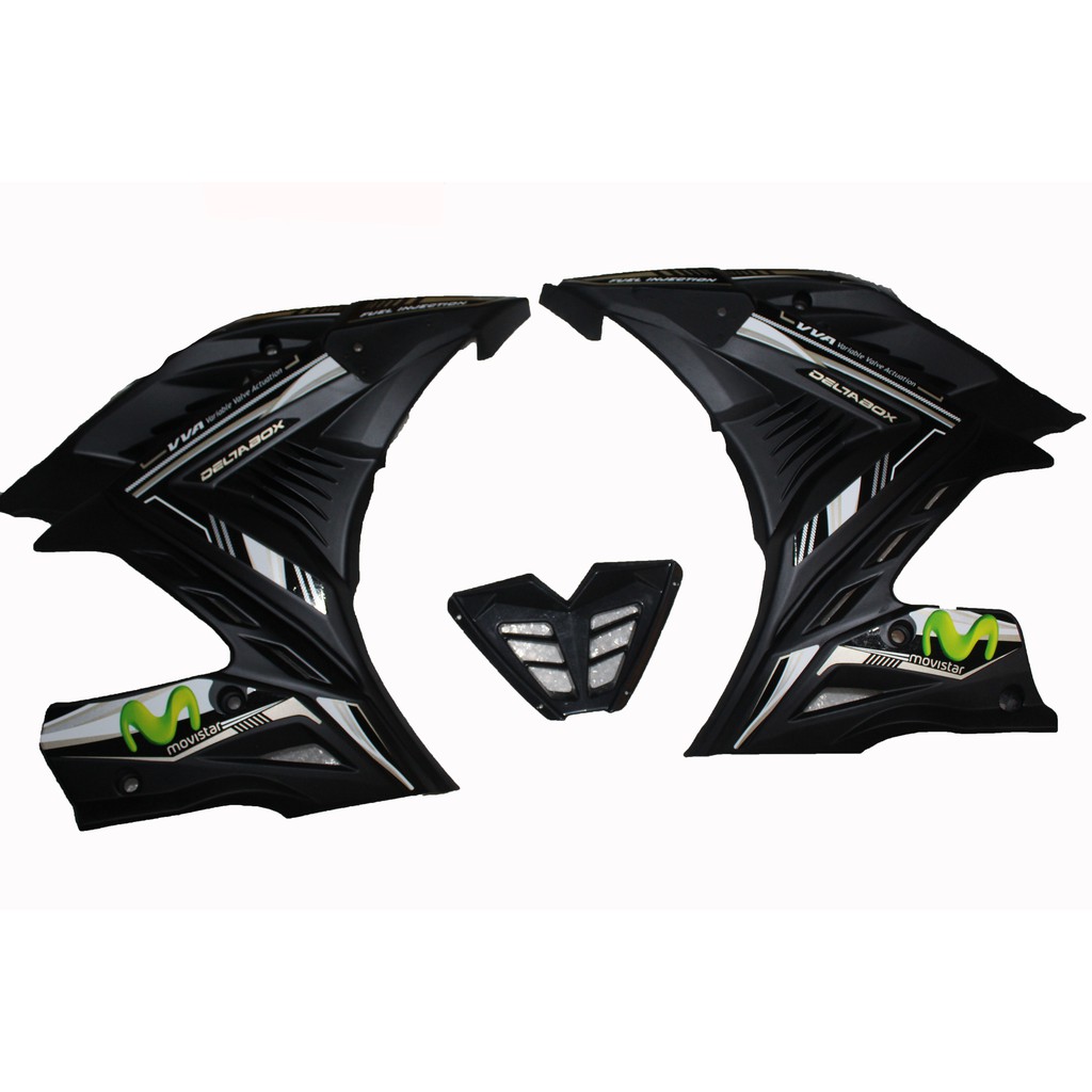 Half Fairing Vixion R / Vixion 2017 Hitam