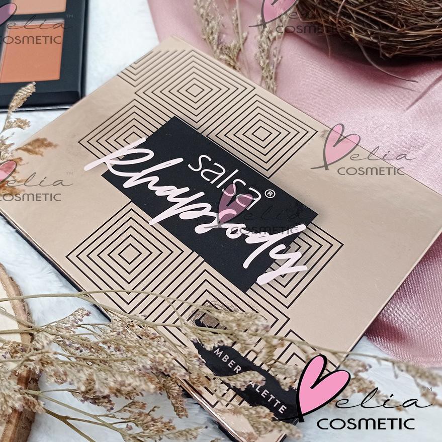 ▲ ❤ BELIA ❤ SALSA Rhapsody Face Palette Eyeshadow Contour Highlighter Blush On ✔️BPOM Eye Shadow pal