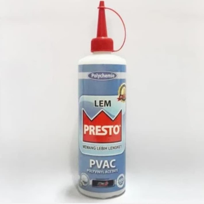 

[PROMO EKSKLUSIF] Lem Presto Pvac (Polyvinyl Acetate) Kemasan 600 Gr TERBATAS