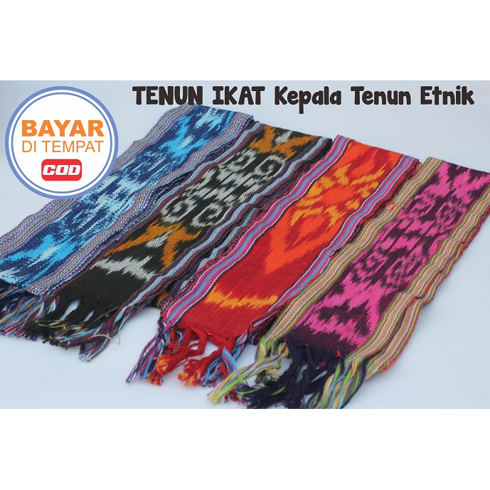 IKAT KEPALATENUN,TENUN IKAT KEPALA ,IKAT KEPALA ETNIK,TORAJA,KALIMANTAN,DAYAK,NTT