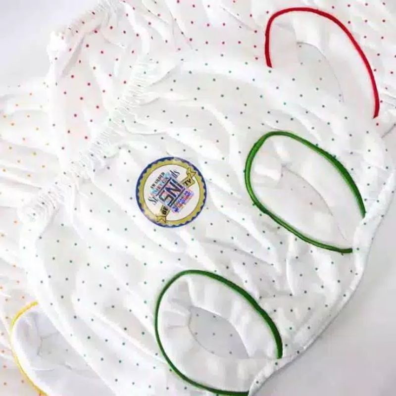 6pcs CELANA PENDEK BAYI D5 POP-CELANA BAYI POP MURAH