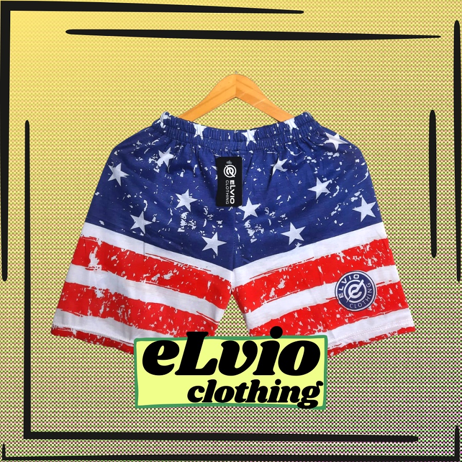 Celana boxer distro premium elvio clothing | Celana pendek | Celana distro