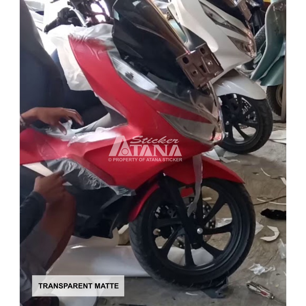 Skotlet Putih Transparan Bening Doff Glossy Scotlet Clear Matte Dop Glos Transparent Stiker Tembus Pandang Sticker Smoke Scolite Hybrid Scotlight Anti Gores Transparant Decal Vinyl Wrap Body Dekorasi Aksesoris Lampu Headlamp Motor Mobil Hp Laptop Neon Box