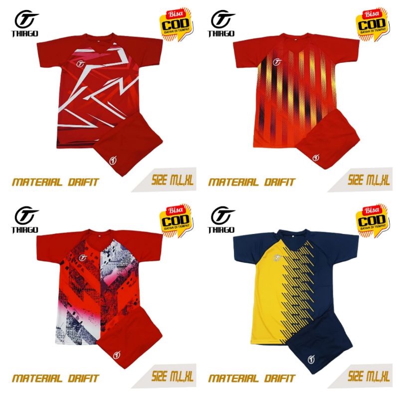 SPORTONE/KAOS BOLA SATU SET MURAH/JERSEY FUTSAL SATU SET  BISA COD/KAOS VOLI KEREN/JERSEY BADMINTON MURAH BAGUS