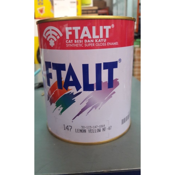 

kayucat- cat minyak ftalit 147 lemon yellow 1 kg -cat kayu