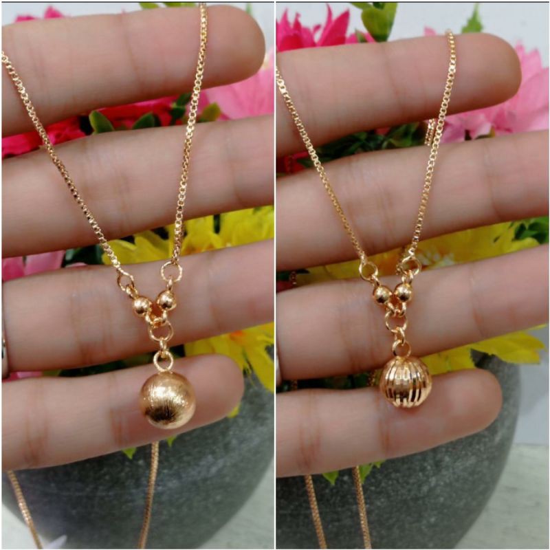 Fourfashion Kalung Dewasa Xuping Motif Bola Kekinian YT063