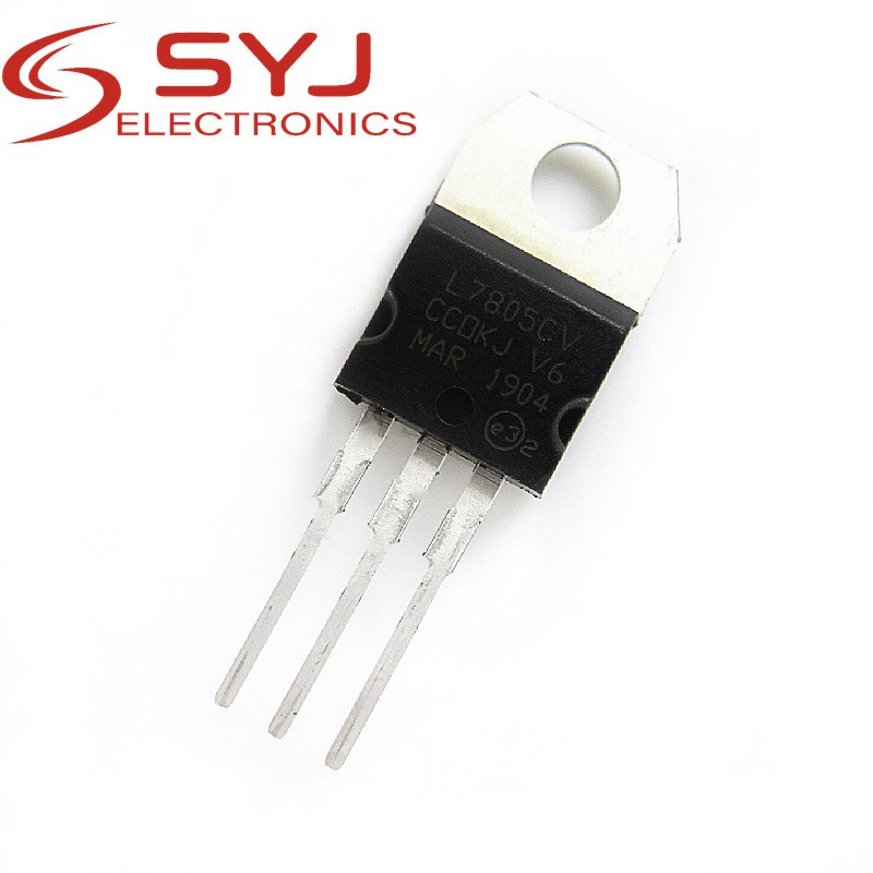 10Pcs / lot L7805CV L7805 7805 LM7805 KA7805 Regulator Tegangan 5V TO-220