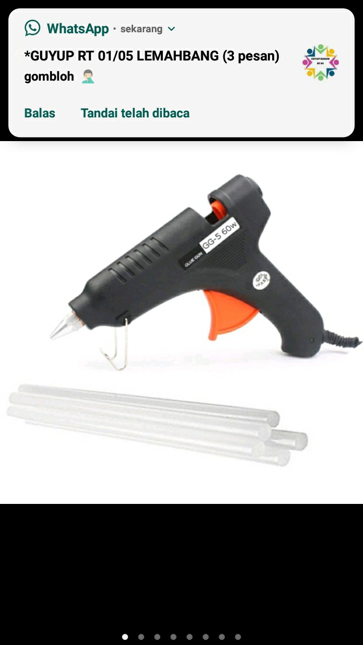 Glue Gun 10 Watt - Lem Tembak Bakar 10 Watt