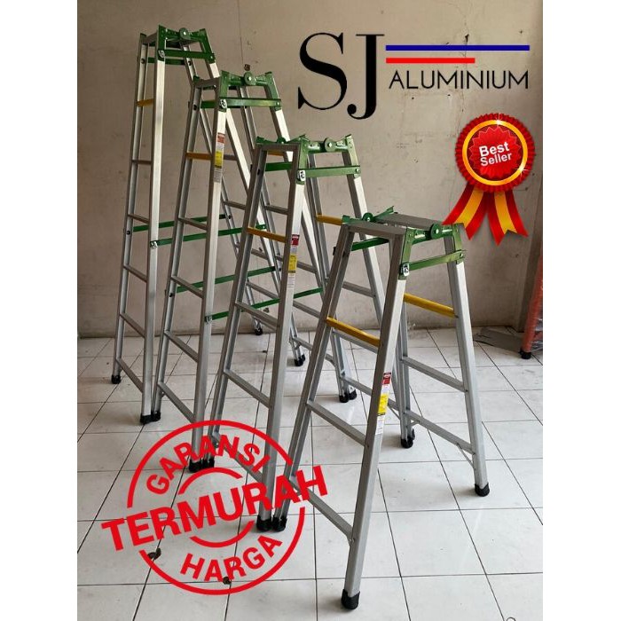  Tangga  Lipat  Aluminium Ladder Sahara Ukuran 1  M  1  25 M  1  5  