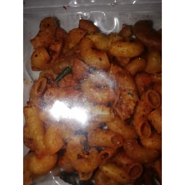 

Makaroni pedas daun jeruk 100gr