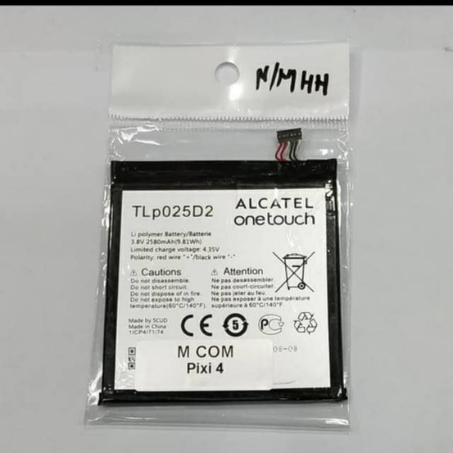 ALCATEL PIXI 4 / TLP025D2 , PIXI 4 (4) / TLI015M7 , POP C5 / MIFI MW40 / TLIB5AF baterai battery