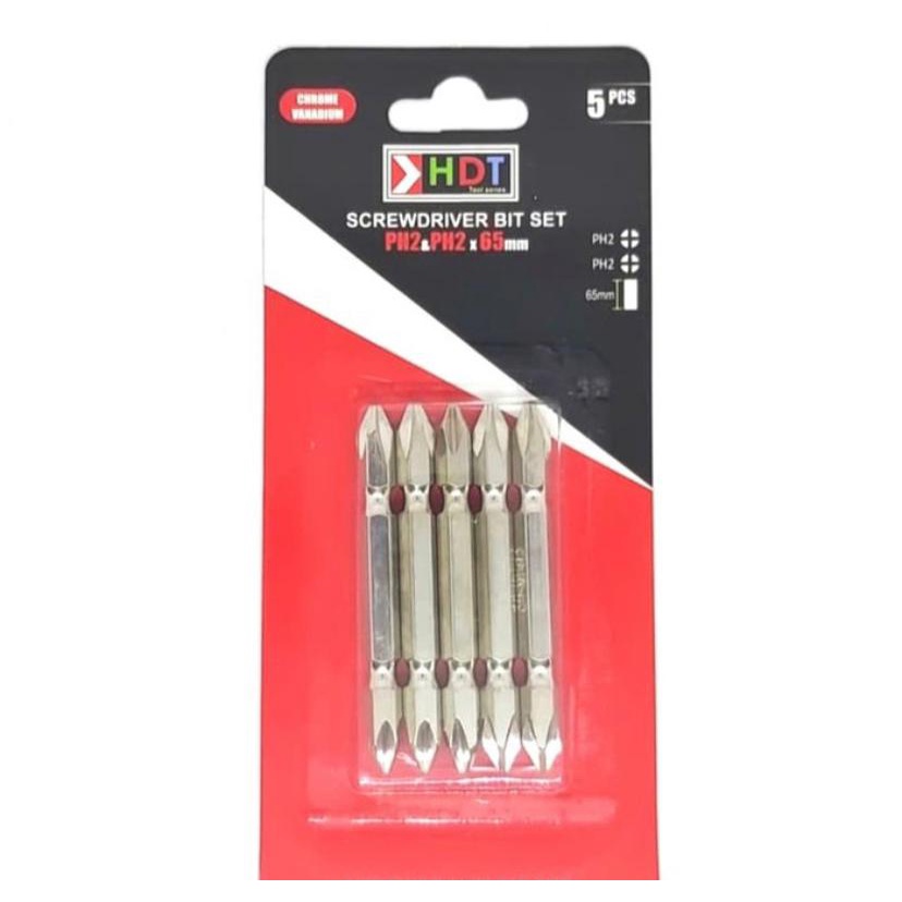 Mata Obeng Angin HDT PH2 PH2 x 65mm PLUS Screwdriver Bit
