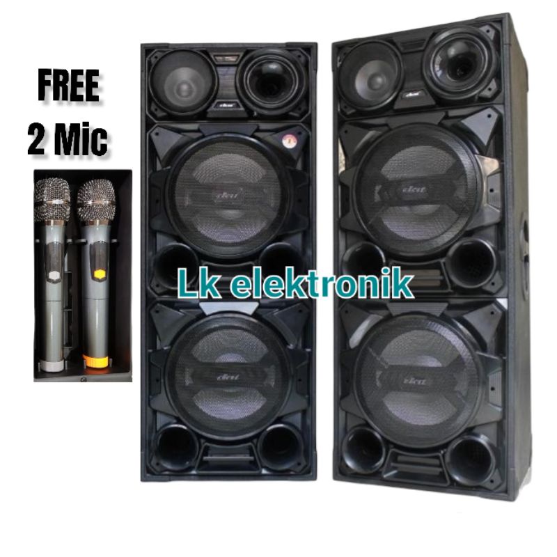 Jual Speaker Aktif Dat Dx Dw Bluetooth Mic Wirelesss Gratis