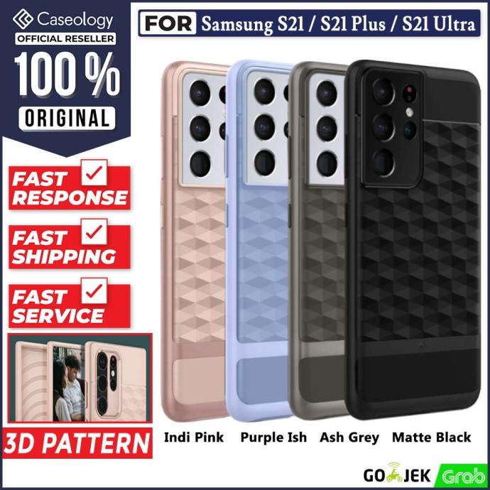 Case Samsung Galaxy S21 Ultra Plus Caseology Paralax Dual Layer Casing