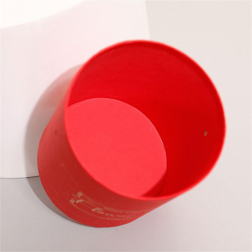 Solighter Round Flower Box Decor Storage Box Kotak Penyimpanan Barang Pernikahan