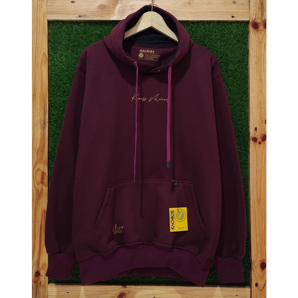 sweater hoodie pria distro kachios switer cowok keren sweter oversize xxl jaket hoodie polos tebal s