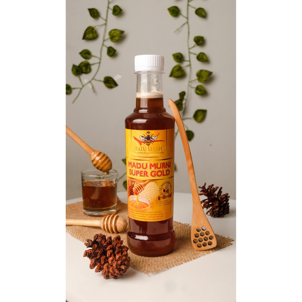 

MADU SUPER GOLD 350 ml (Madu+Royal Jelly+Beepolen+Propolis)