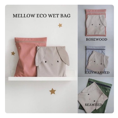 Mellow Eco Wet Bag Tas Waterproof Keperluan Anak Bayi Accessories