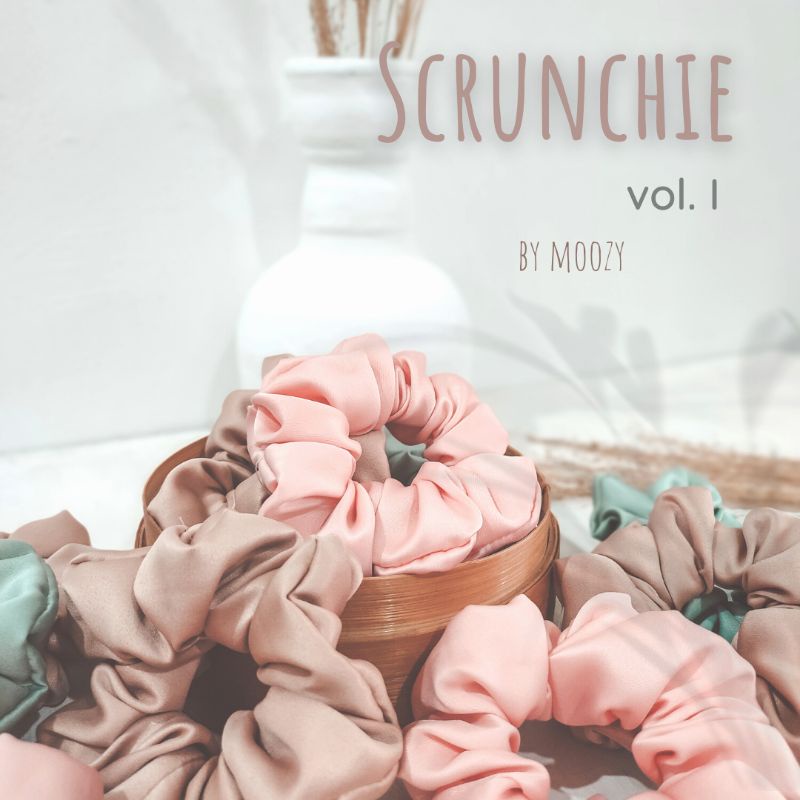 Vol.I Scrunchie Silk / Scrunchies / Ikat Rambut Korea / Ikat Rambut Aesthetic