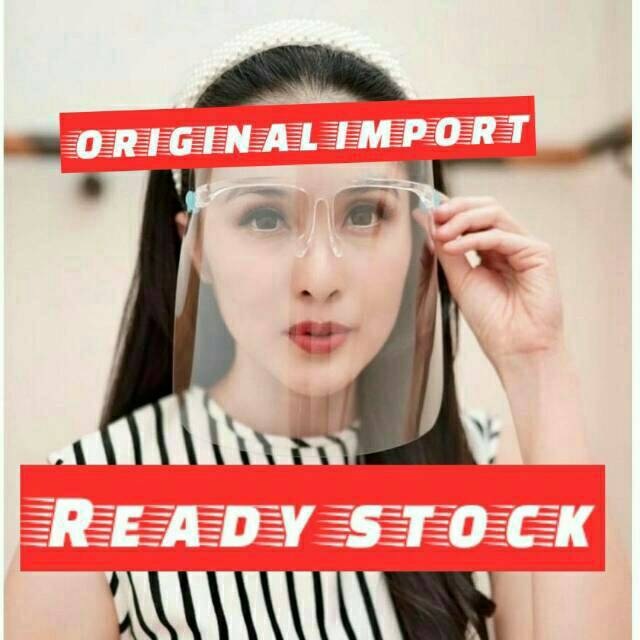 (FREE BOX) FACE SHIELD KACAMATA NAGITA ORI IMPORT / FACE SHIELD KACAMATA NAGITA