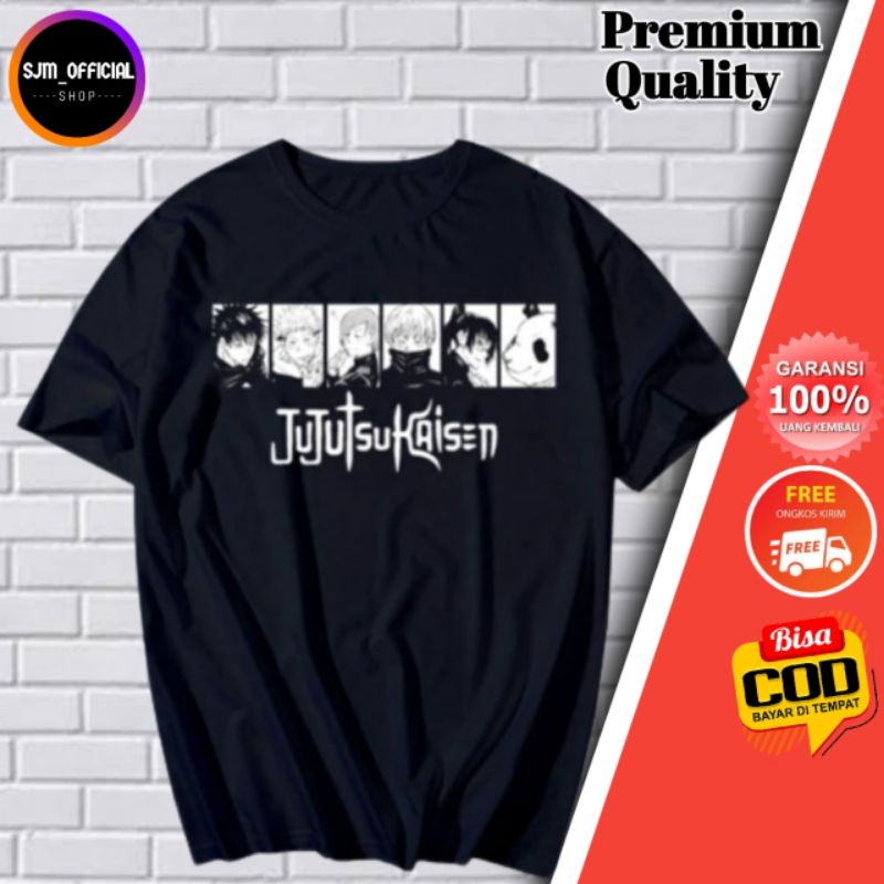 [ Free Cod ] Tshirt kaos Yuji Itadori  / Kaos Baju Fashion T-shirt Tshirt Outfit wibu Anime Pria Wan