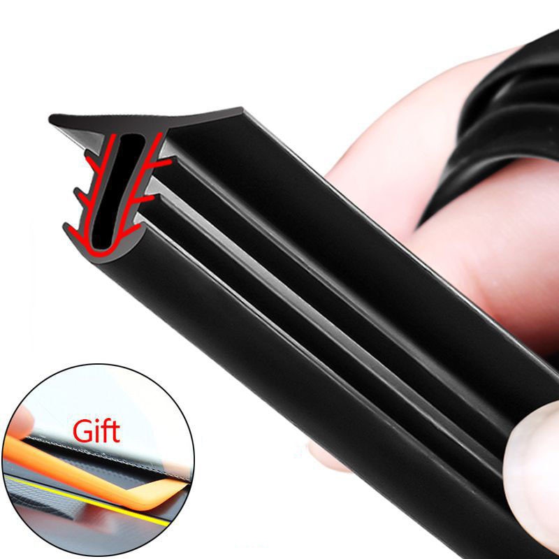Seal Strip Karet Peredam Suara 1.6m 2nd Generation Bentuk T Untuk Dashboard Mobil Myvi Axia Kancil
