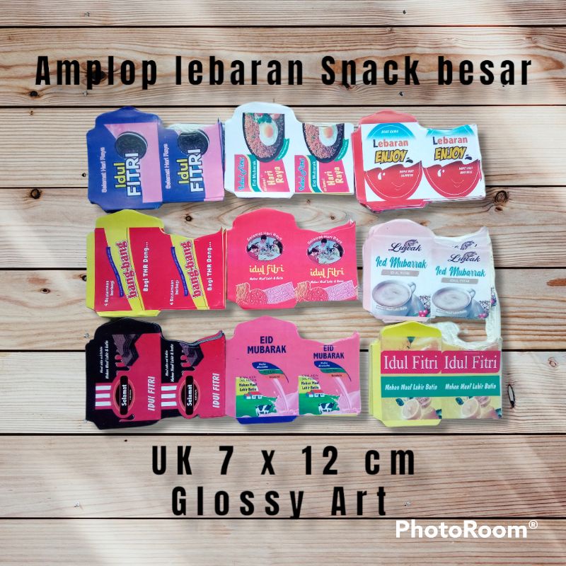 

Amplop Snack dan Karakter Ukuran Medium 7x12 cm