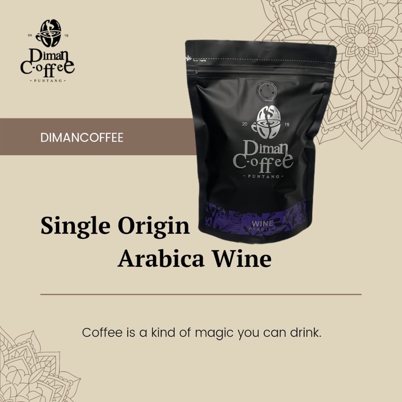 

Diman Coffee Single Origin Arabica Wine 200 gram