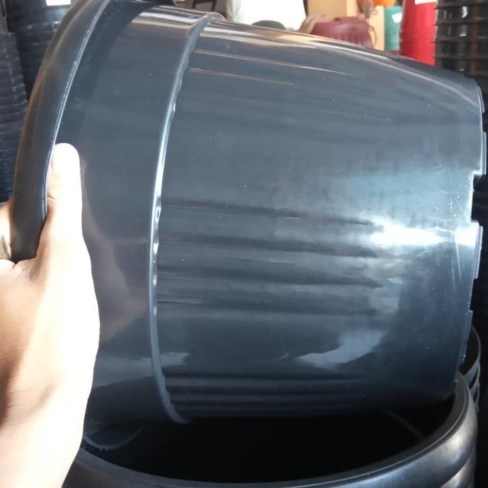 pot hitam 35cm pot tanaman bunga