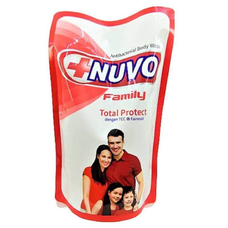 Nuvo Sabun Cair 450 ml 450ml Family Total Protect Antibacterial Body Wash