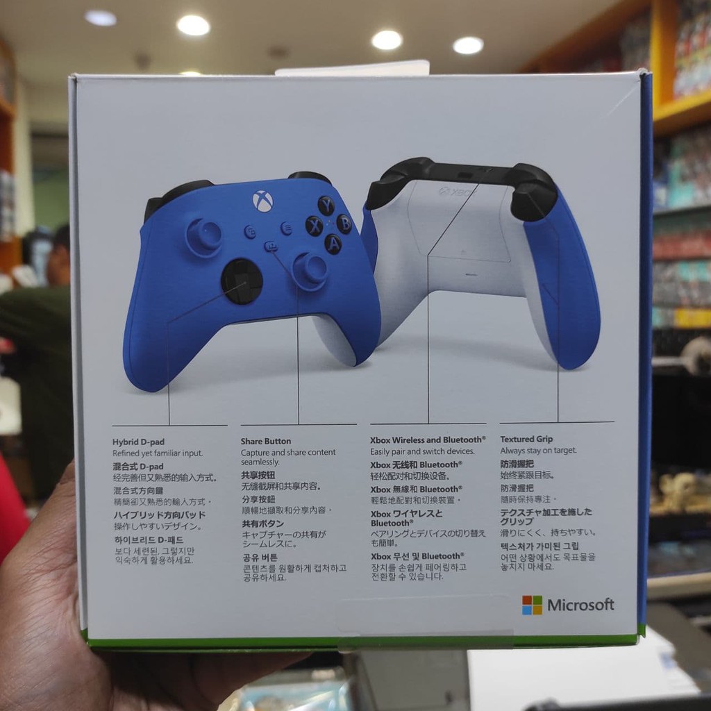 Stick Xbox Series X S XBOX One Wireless Controller Biru Shock Blue