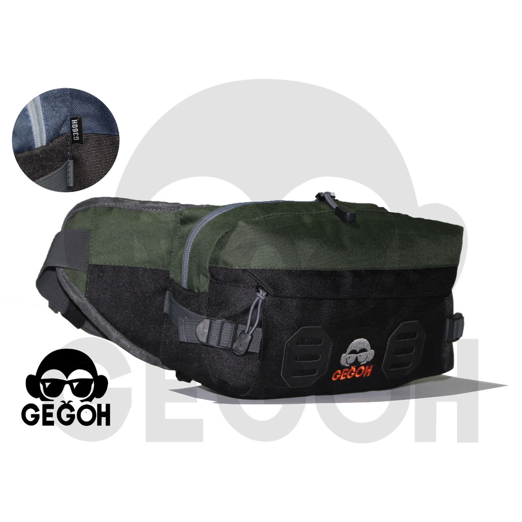 Waist Bag - Gegoh - Tas Pinggang pria - Tas Waistbag Tas Pinggang Pria Tas Pria Tas Bahu