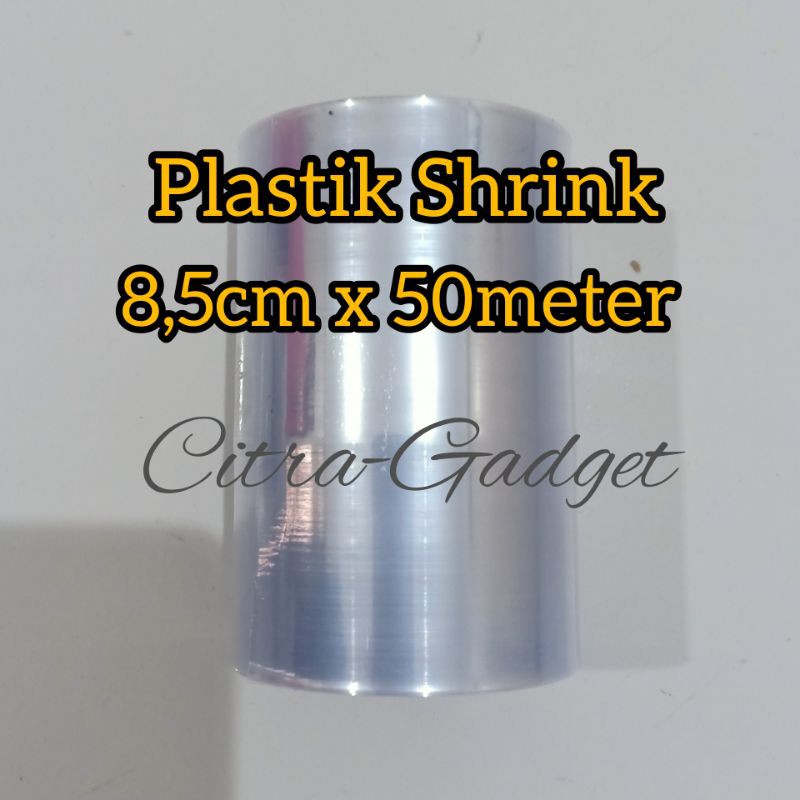 plastik Shrink / plastik segel 8,5cm x 50m