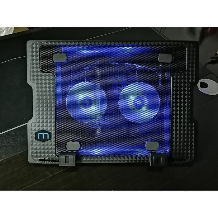 COOLING PAD MURAGO MS800 2 FAN 17 INCH BLUE LED ERGOSTAND