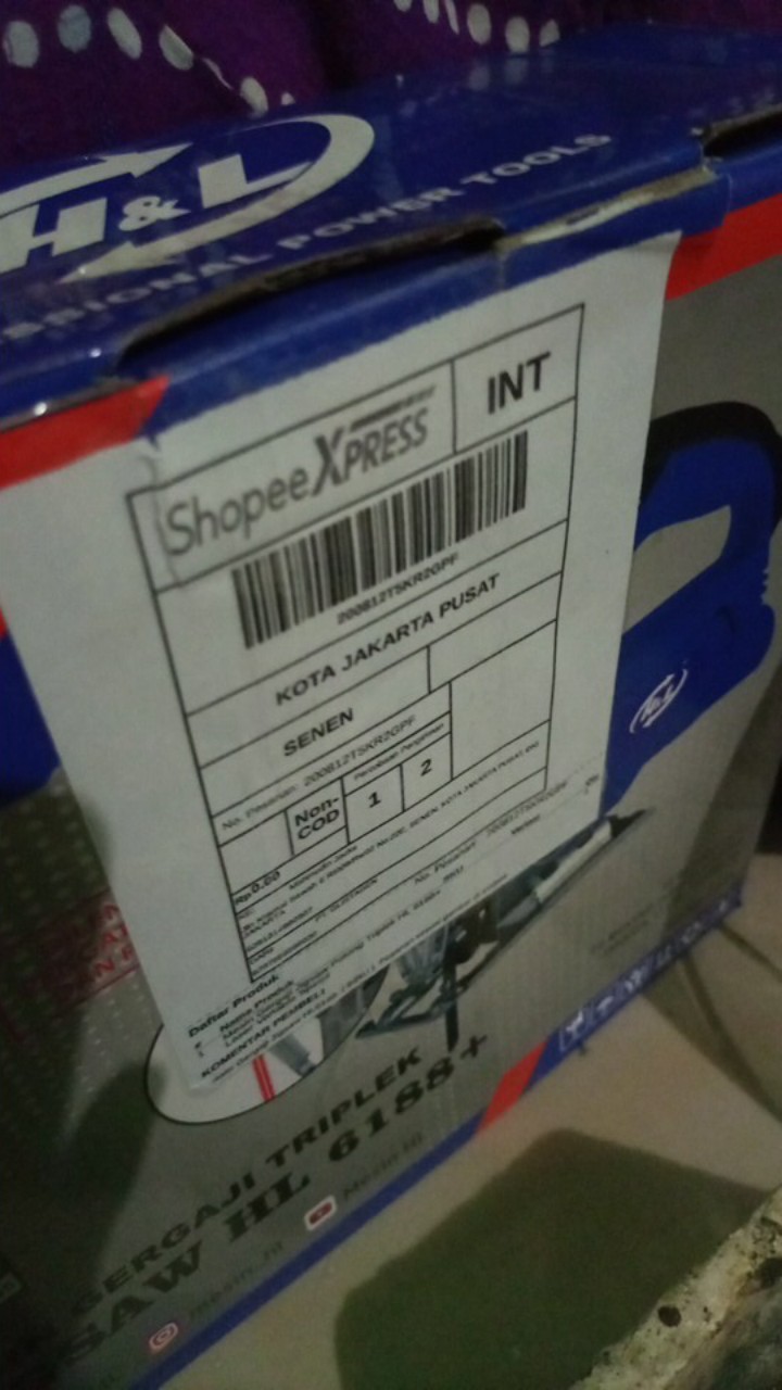 Mesin Gergaji Jigsaw Potong Triplek Hl 6188+ Laser Variable Speed