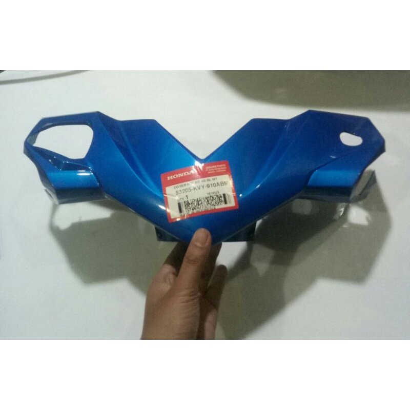 COVER HDL BEAT BIRU 53205-KVY-910ABM BATOK DEPAN BEAT ORISINIL AHM