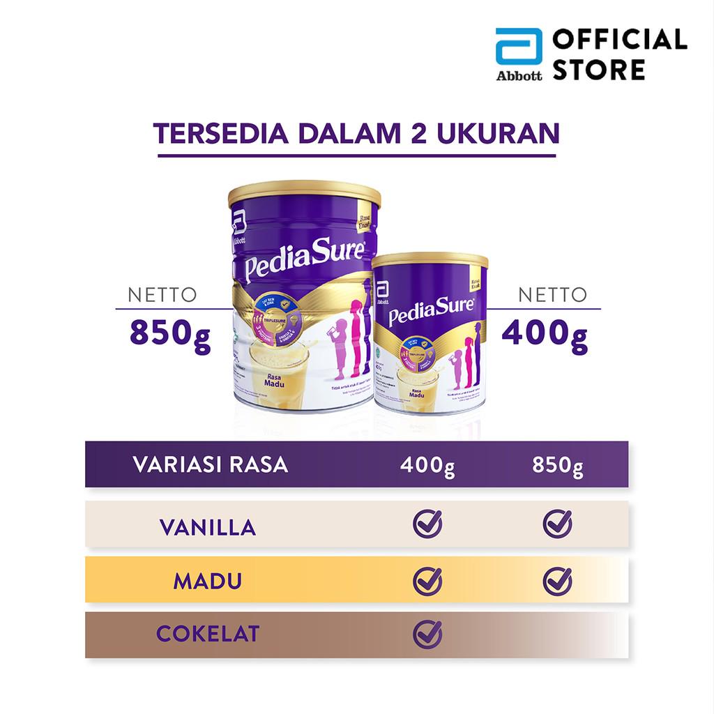 Pediasure Vanila 850 G 1 10 Tahun Susu Formula Pertumbuhan Anak Kids Formula X3 Magic Straw Shopee Indonesia