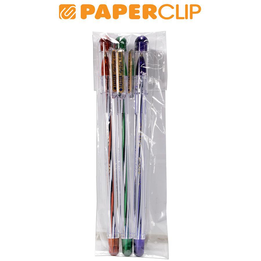 

PULPEN / BALLPOINT FASTER CX606/C600 ISI 3 BIRU