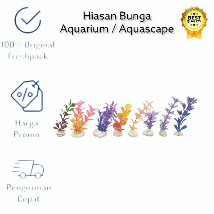 TANAMAN HIAS AQUARIUM AQUASCAPE / ORNAMENT HIASAN AQUARIUM TANAMAN PLASTIK