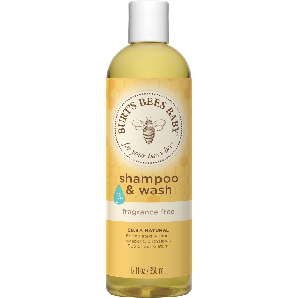 Burt S Bees Baby Shampoo And Wash Fragrance Free 350ml Shopee Indonesia