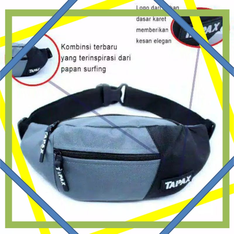 TAS PRIA SELEMPANG WAISTBAG ORIGINAL Surfing TAPAX