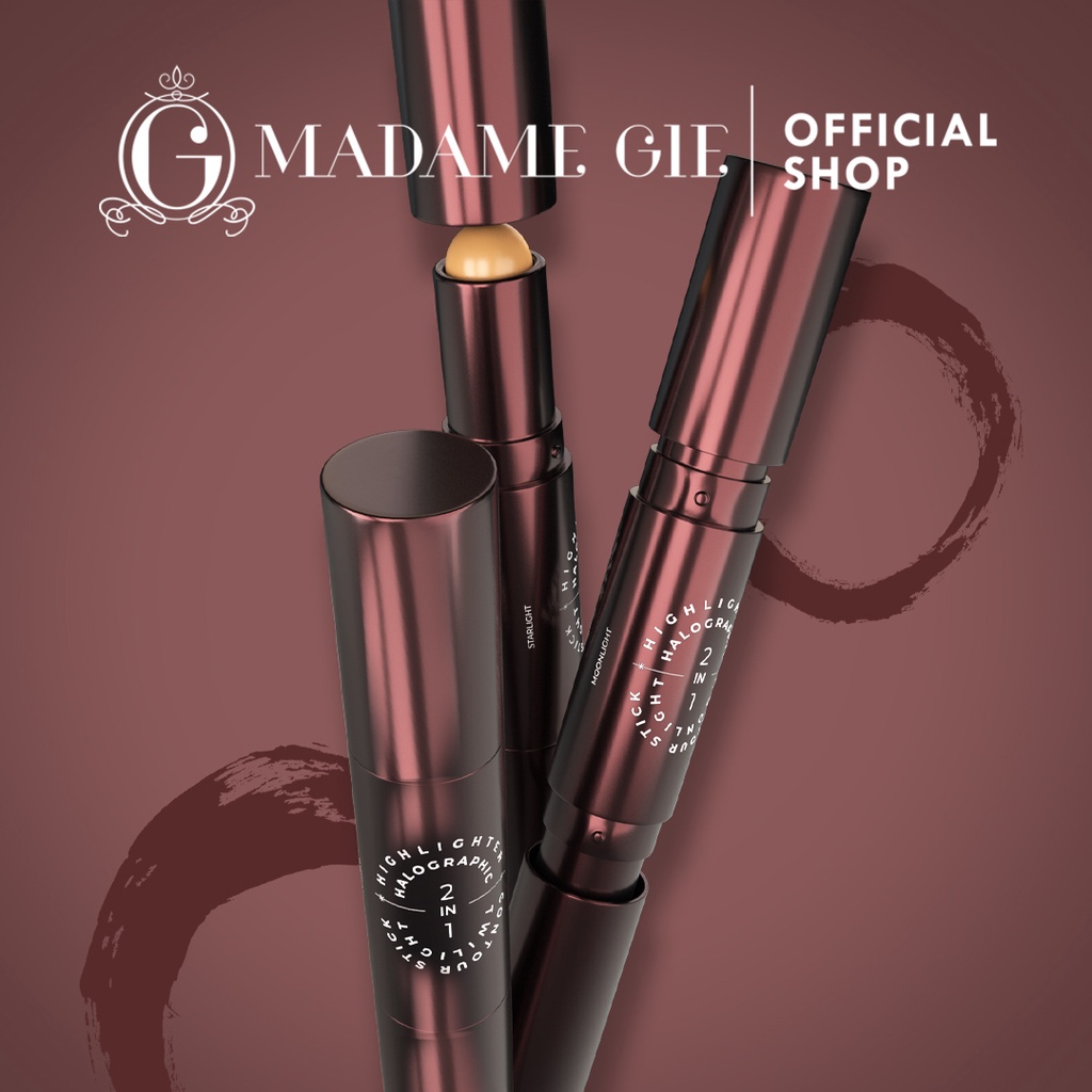 MADAME GIE 2 in 1 HALOGRAPHIC,HIGHTLIGHTER &amp; COUNTUR STICK