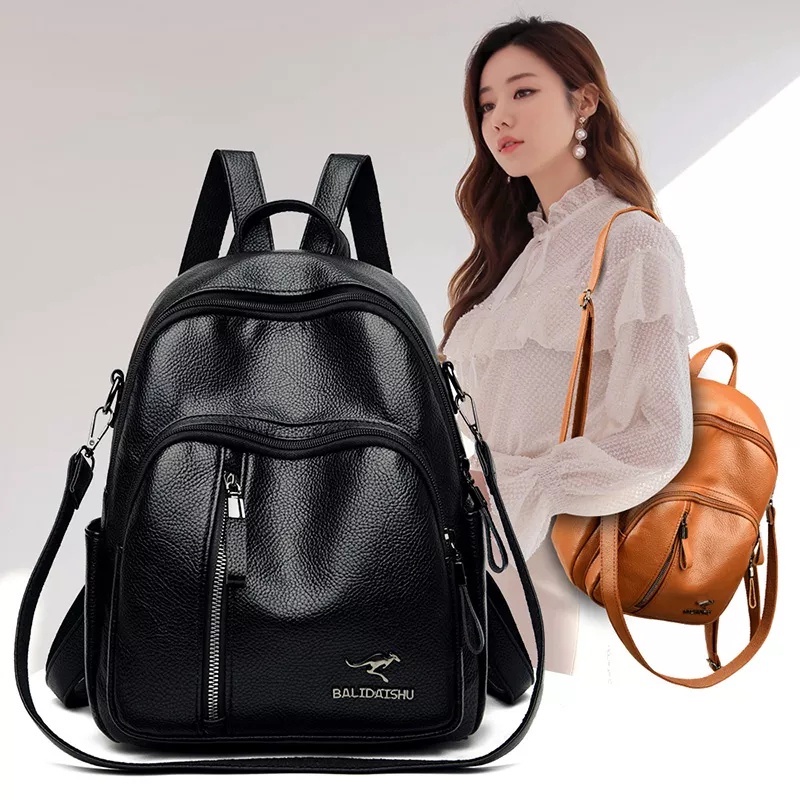 trending-COD/Occan TAS PUNGGUNG WANITA TERBARU 2021 RANSEL WANITA IMPORT TAS RANSEL WANITA KOREA TAS
