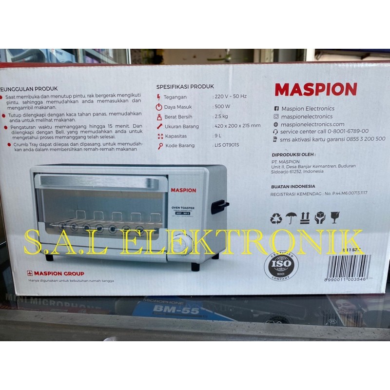 Oven Maspion MOT 901 S