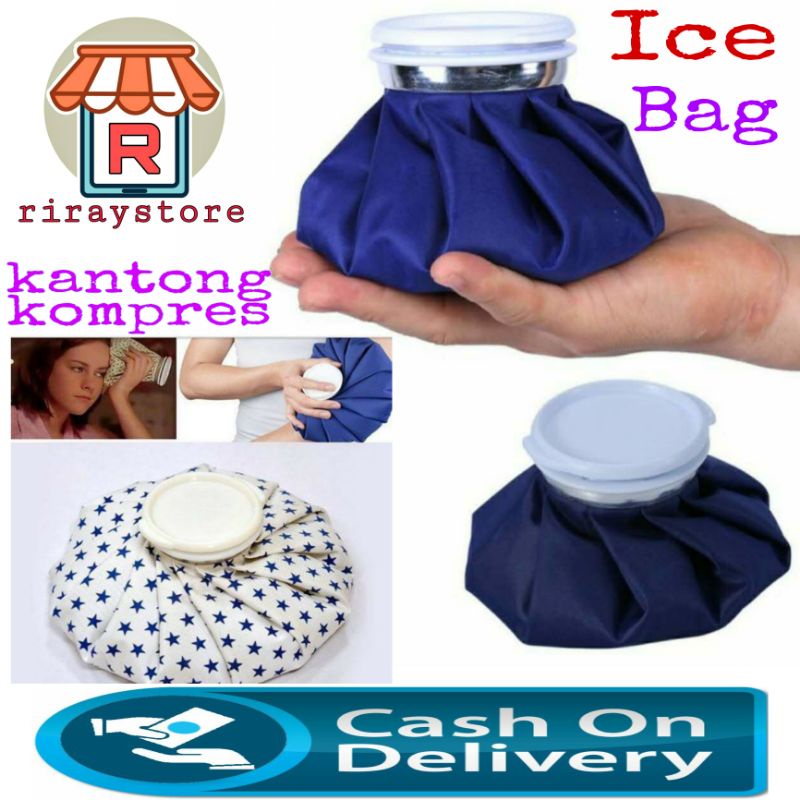 Ice Bag - Alat Kantong Kompres Air Es Dingin/Panas Demam dan Badan Pegal